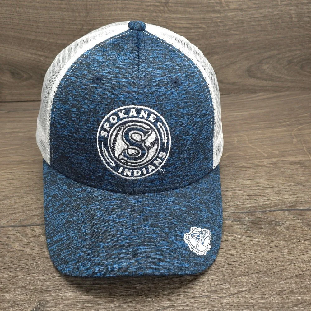 Spokane Indians Hat Cap Snap Back Men Blue MiLB Baseball Northwest League Mesh